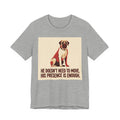Mastiff Vintage Retro Art T-Shirt | Bold Red Cream Poster Style