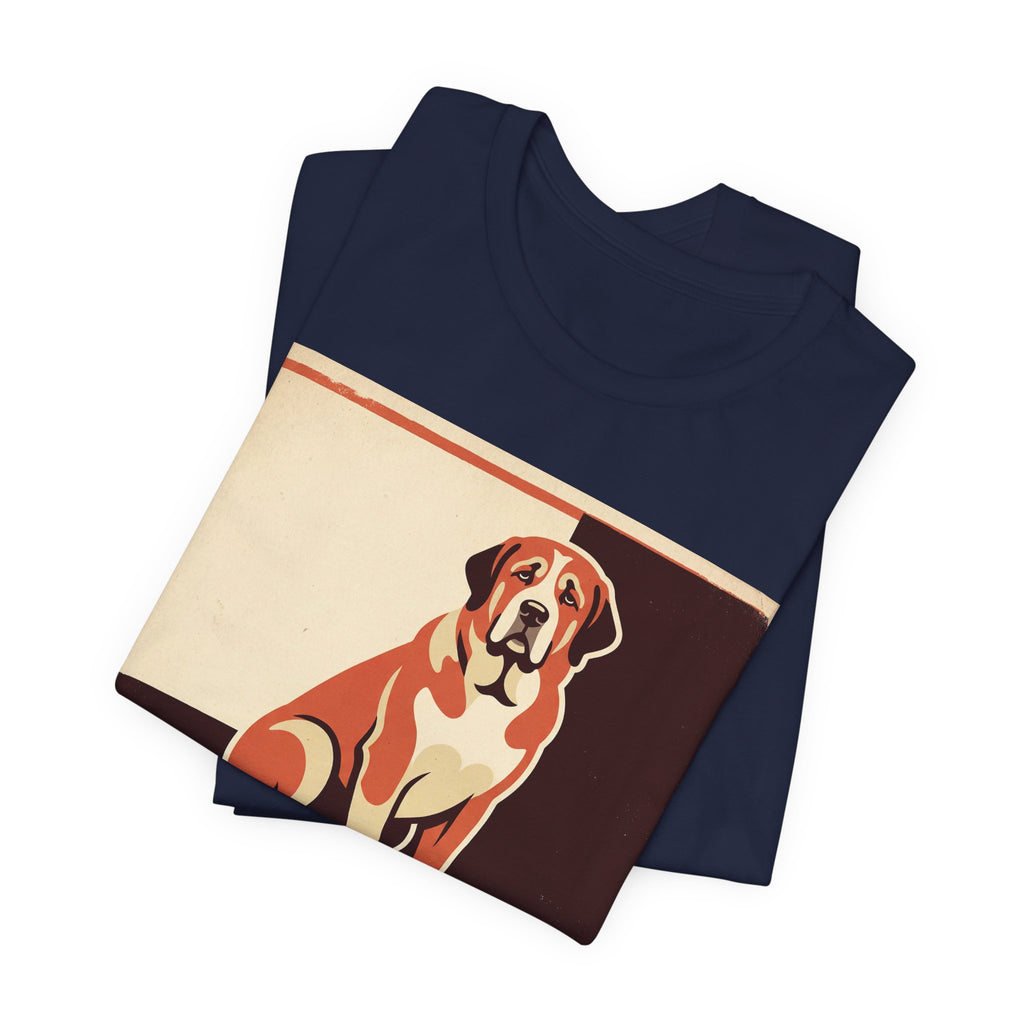 Spanish Mastiff T-Shirt — He Doesn't Need To Move Vintage Print