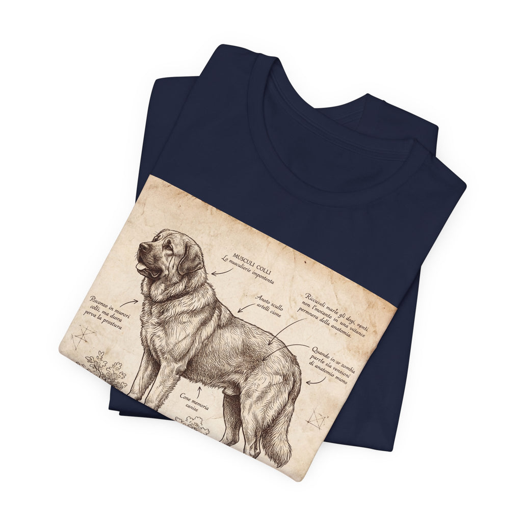 Anatomical Sketch Spanish Mastiff T-Shirt — Parchment Study Art Print