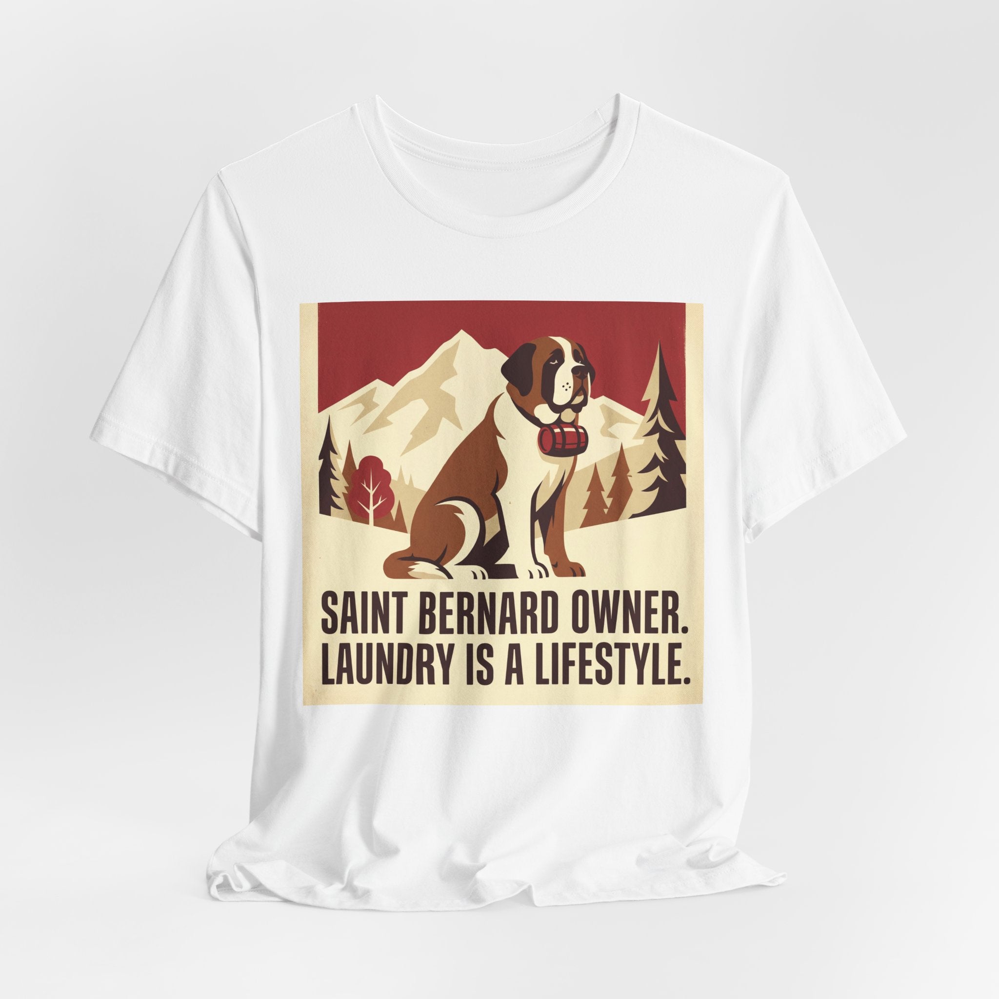 Saint Bernard T-Shirt — Laundry Is A Lifestyle Vintage Print