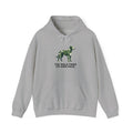 Irish Wolfhound Low Poly Hoodie — Forest Green Geometric Art Print