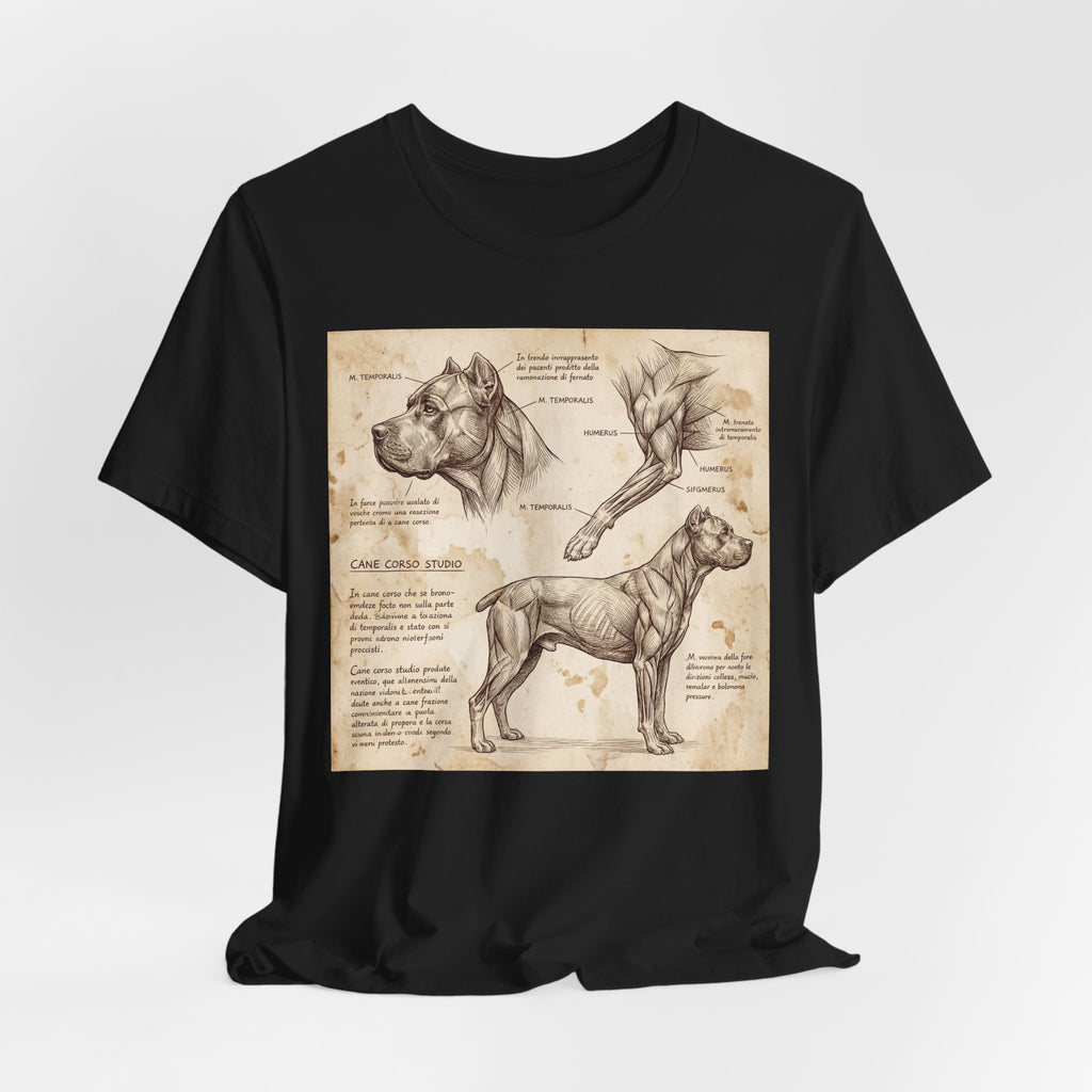 Da Vinci Style Cane Corso T-Shirt — Anatomical Study Art Print