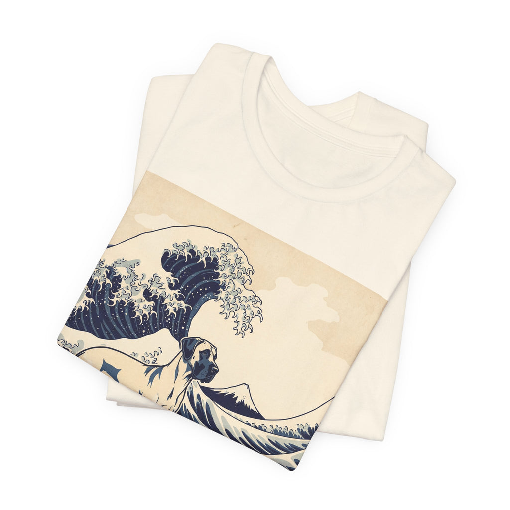 Hokusai Style Great Dane T-Shirt — Great Wave Art Print
