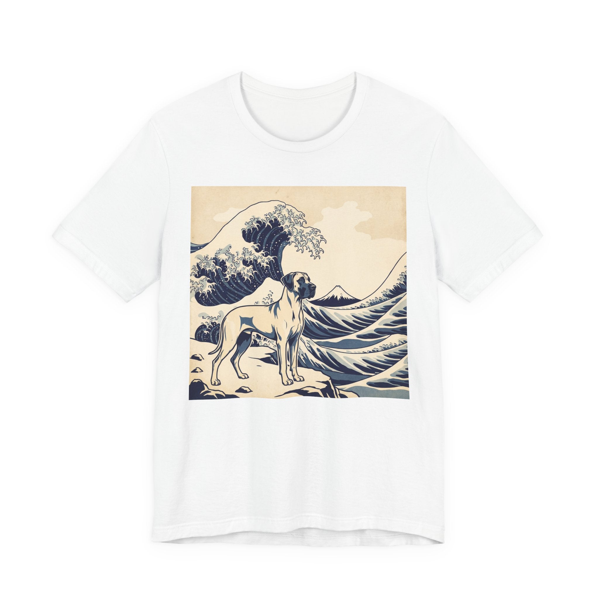 Hokusai Style Great Dane T-Shirt — Great Wave Art Print
