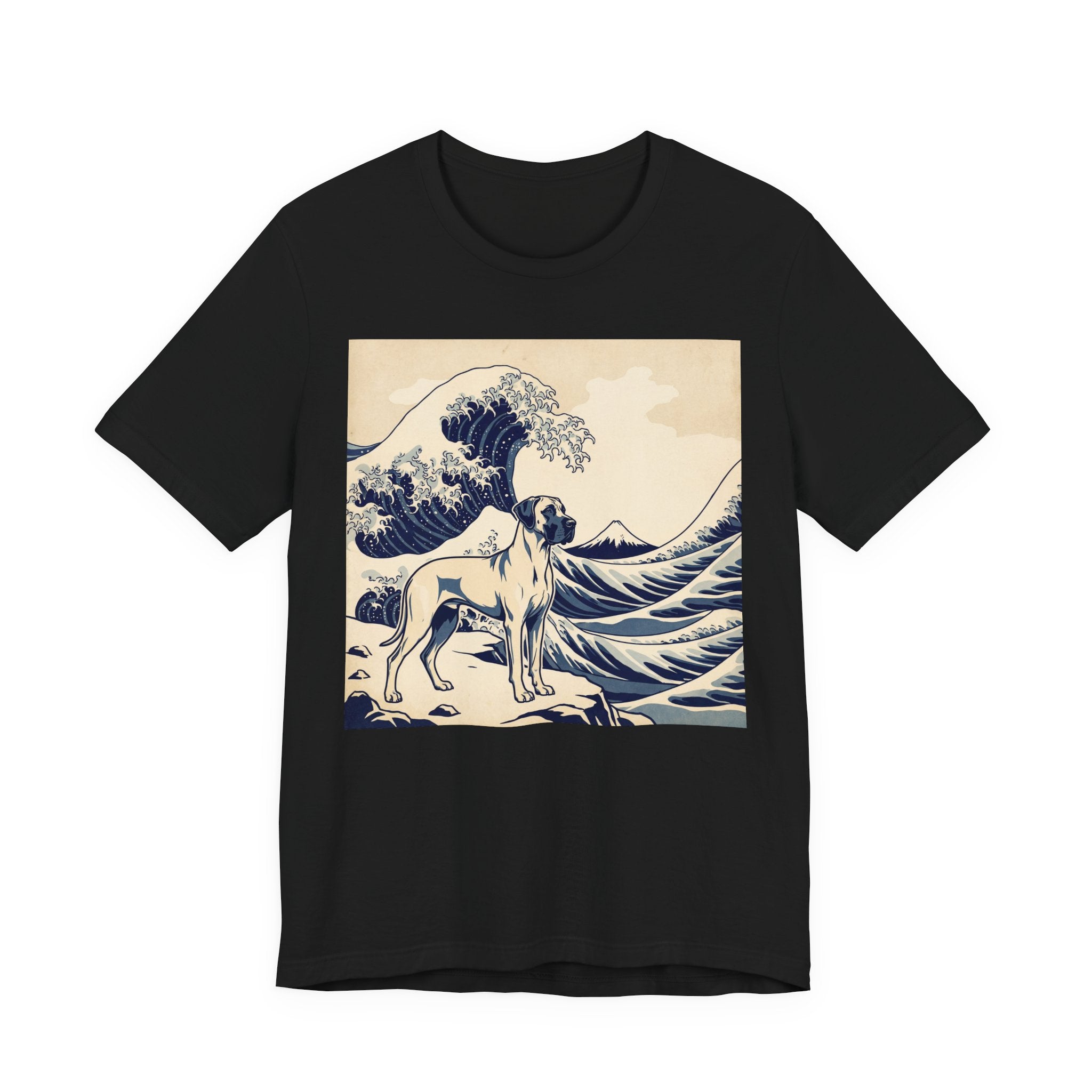Hokusai Style Great Dane T-Shirt — Great Wave Art Print