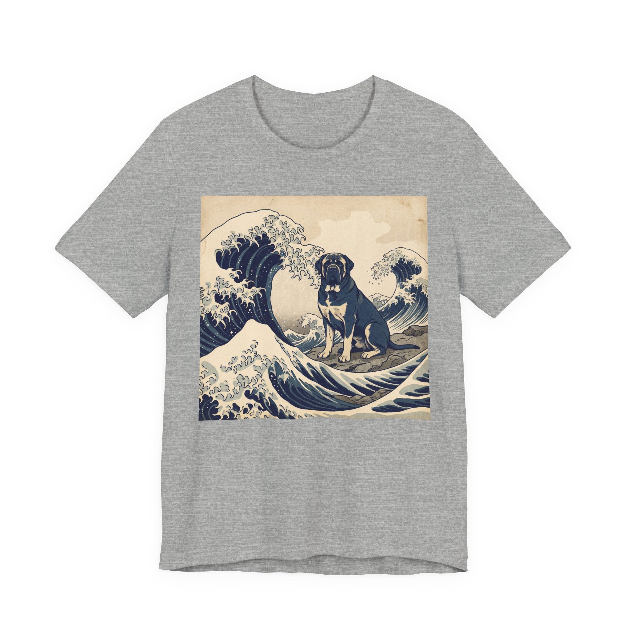 Hokusai Style Mastiff T-Shirt — Great Wave Art Print