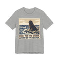 Newfoundland T-Shirt — Built For The Storm Afraid Of The Vacuum Vintage Print