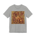 Klimt Style Mastiff T-Shirt — Gold Jeweled Ornamental Art Print