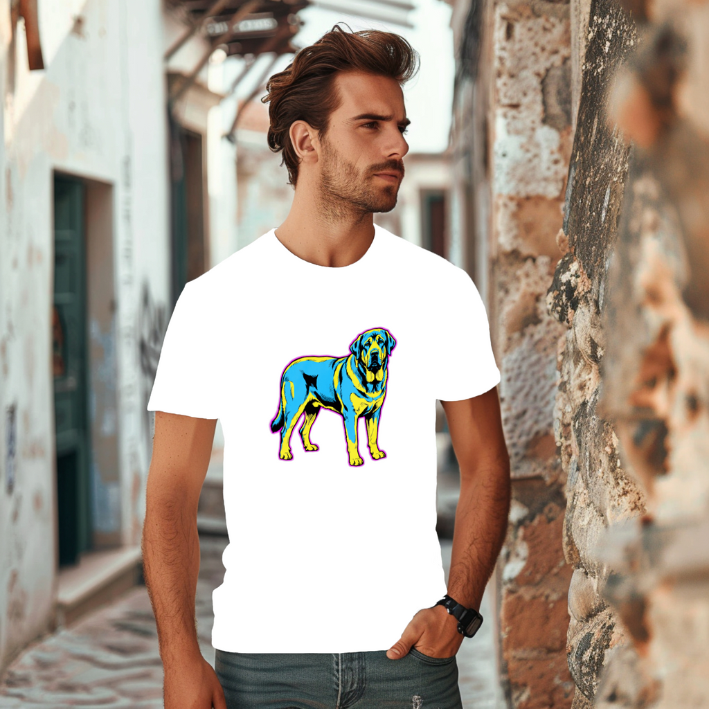 English Mastiff Gift Shirt | Comic Pop Art Portrait | Giant Breed Dog Gift | Noble Giants