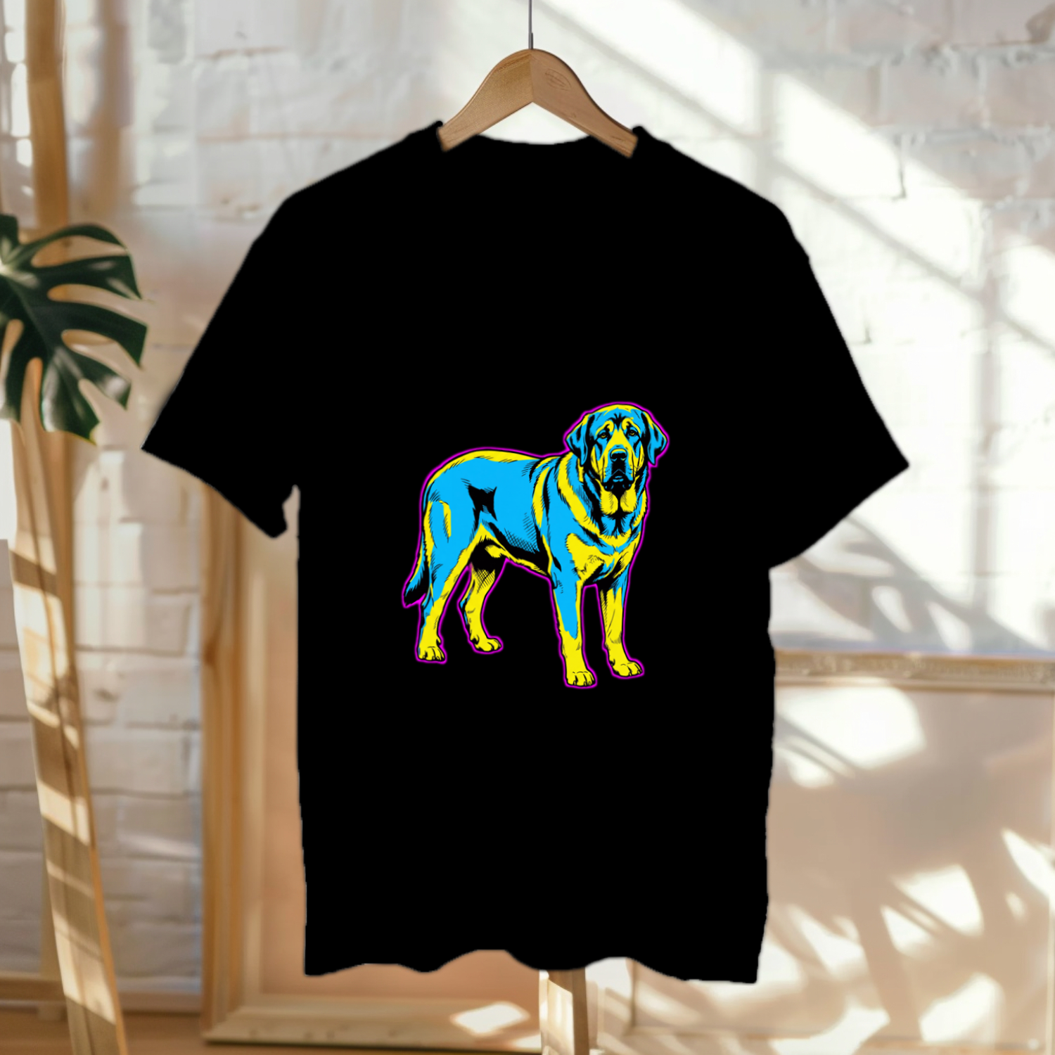 English Mastiff Gift Shirt | Comic Pop Art Portrait | Giant Breed Dog Gift | Noble Giants