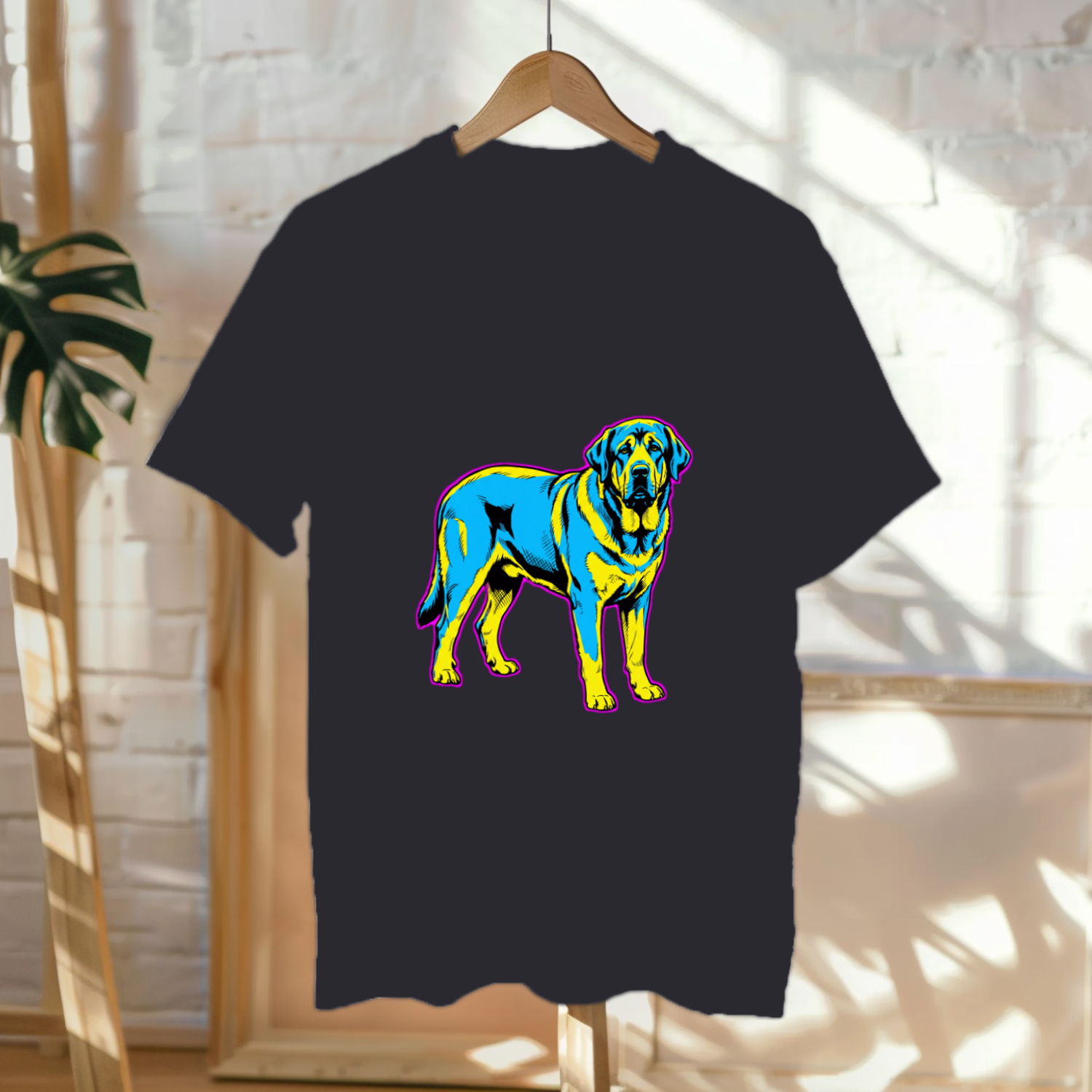 English Mastiff Gift Shirt | Comic Pop Art Portrait | Giant Breed Dog Gift | Noble Giants