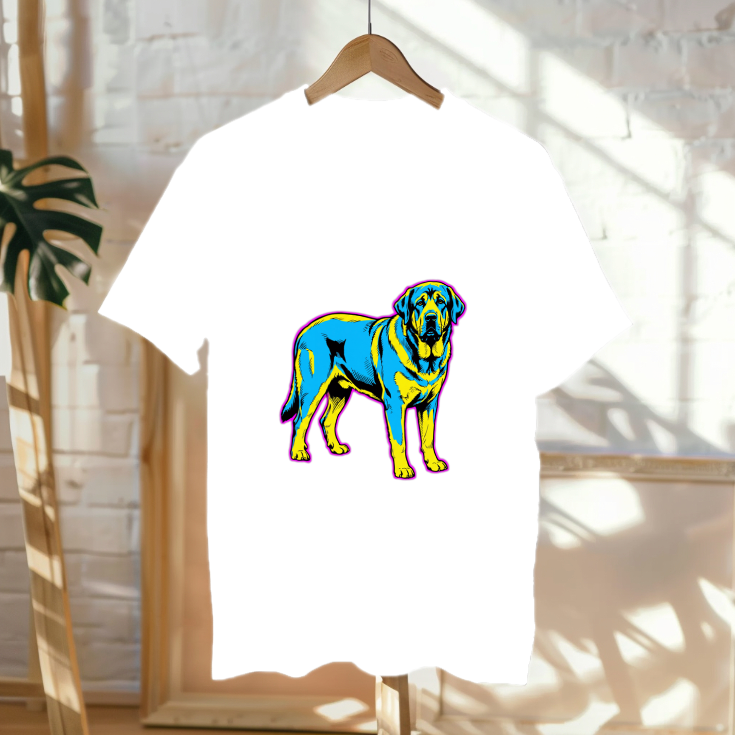 English Mastiff Gift Shirt | Comic Pop Art Portrait | Giant Breed Dog Gift | Noble Giants