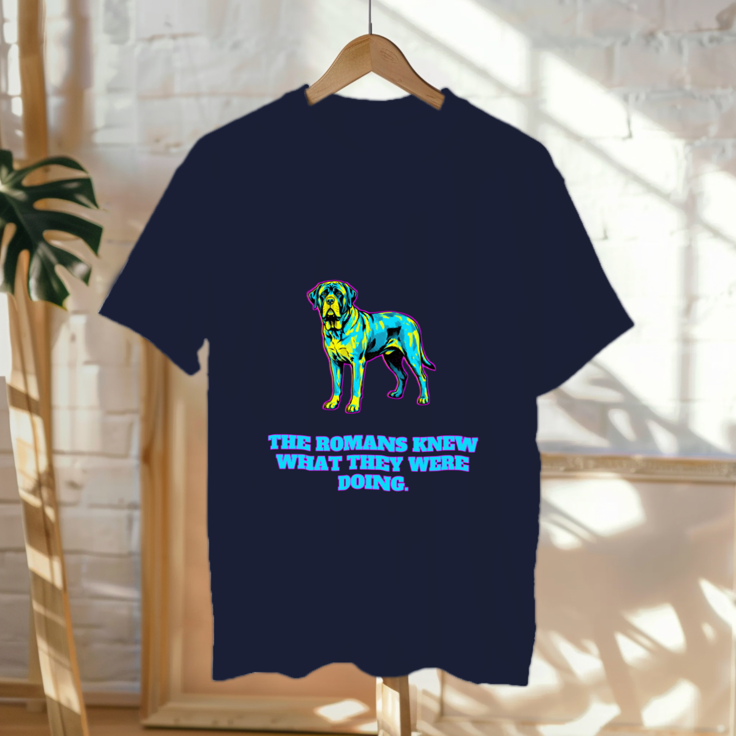 English Mastiff Gift Shirt | Romans Knew | Comic Pop Art | Noble Giants
