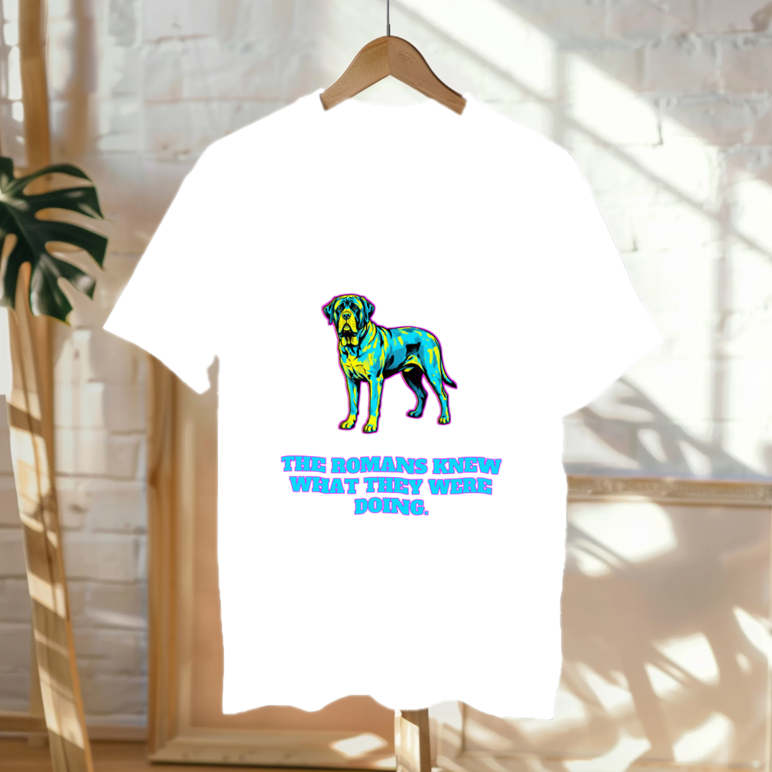 English Mastiff Gift Shirt | Romans Knew | Comic Pop Art | Noble Giants