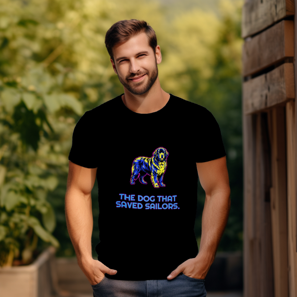 Newfoundland Dog Lover Tee | Saved Sailors | Giant Breed Gift | Noble Giants