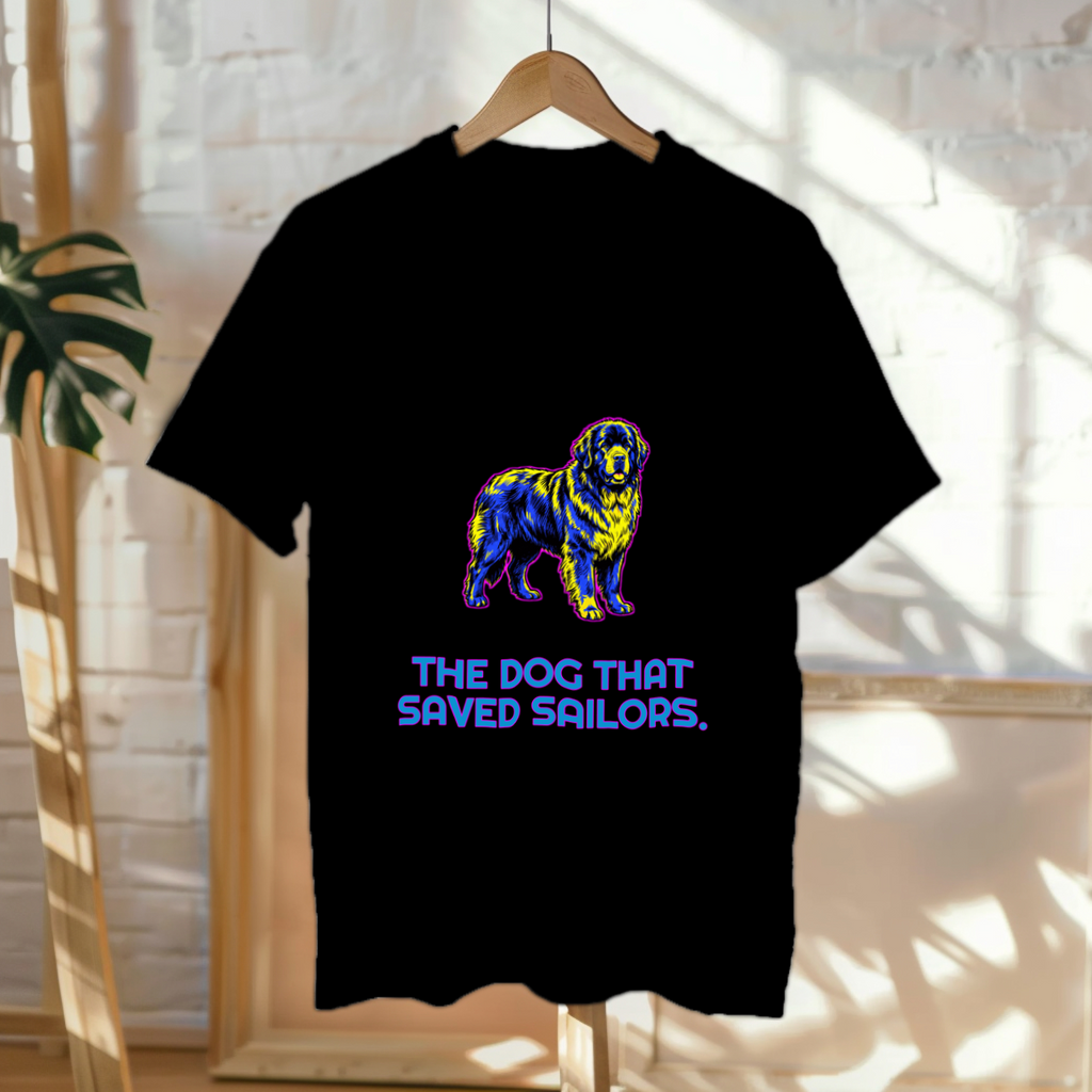 Newfoundland Dog Lover Tee | Saved Sailors | Giant Breed Gift | Noble Giants