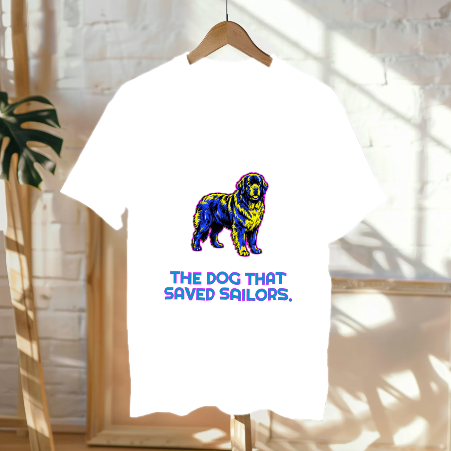 Newfoundland Dog Lover Tee | Saved Sailors | Giant Breed Gift | Noble Giants