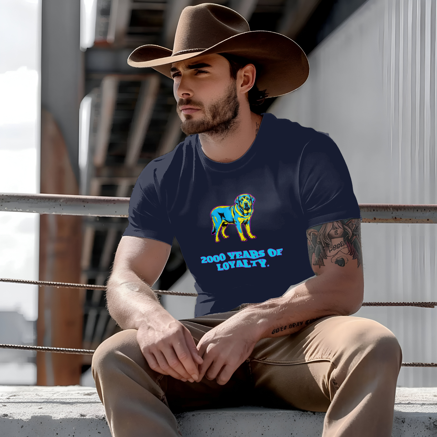 Spanish Mastiff Gift Tee | 2000 Years of History | Giant Breed Art | Noble Giants