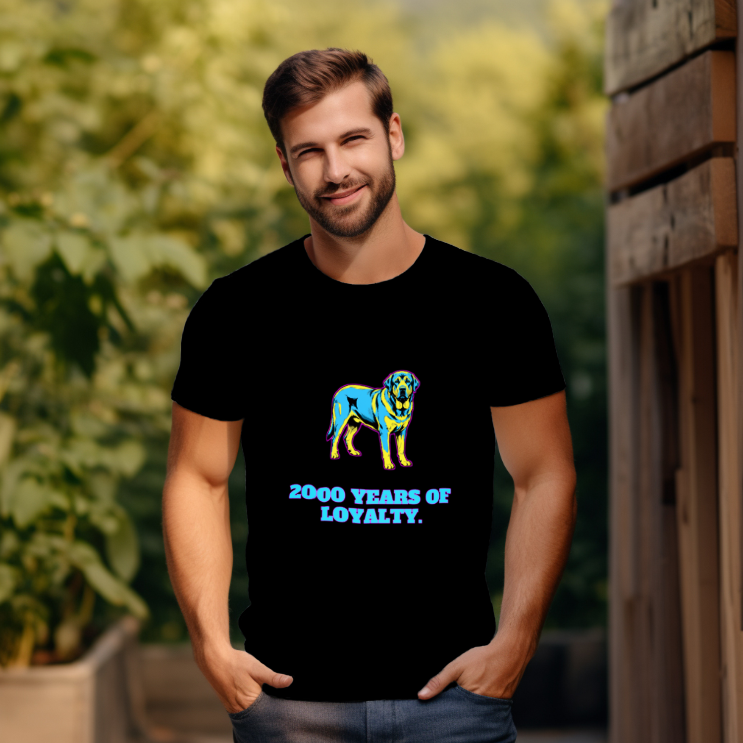 Spanish Mastiff Gift Tee | 2000 Years of History | Giant Breed Art | Noble Giants