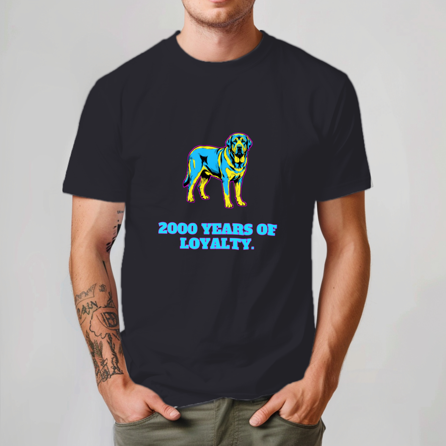 Spanish Mastiff Gift Tee | 2000 Years of History | Giant Breed Art | Noble Giants