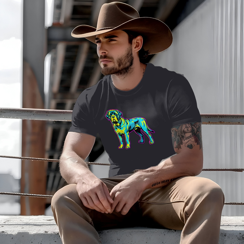 Spanish Mastiff Gift Tee | Comic Pop Art Portrait | Giant Breed Dog Gift | Noble Giants
