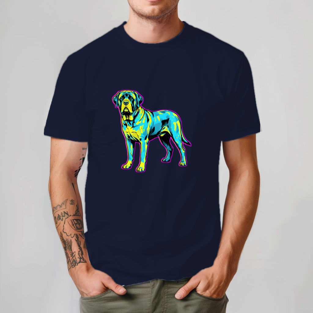 Spanish Mastiff Gift Tee | Comic Pop Art Portrait | Giant Breed Dog Gift | Noble Giants