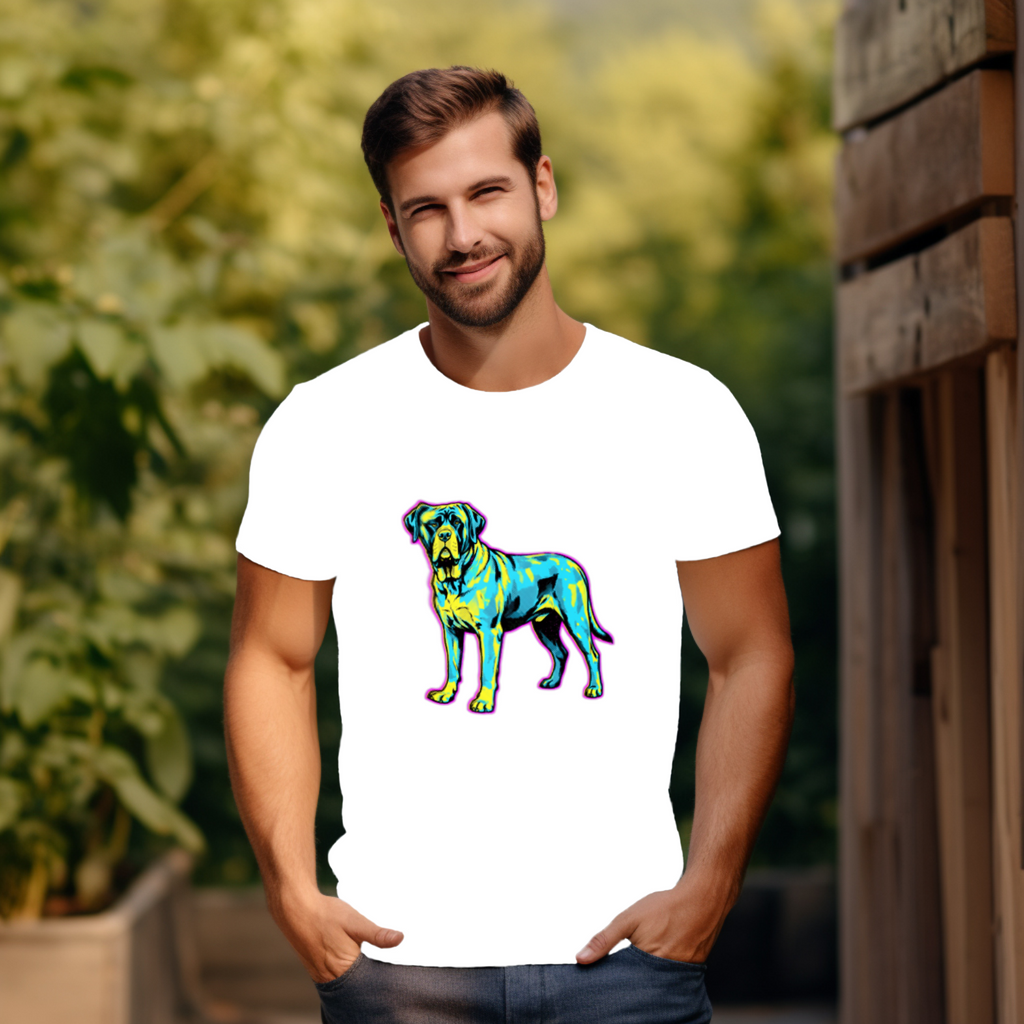 Spanish Mastiff Gift Tee | Comic Pop Art Portrait | Giant Breed Dog Gift | Noble Giants