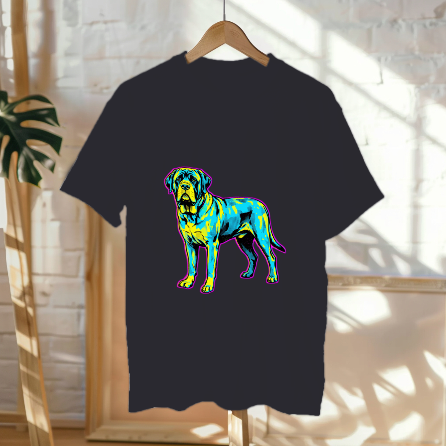 Spanish Mastiff Gift Tee | Comic Pop Art Portrait | Giant Breed Dog Gift | Noble Giants