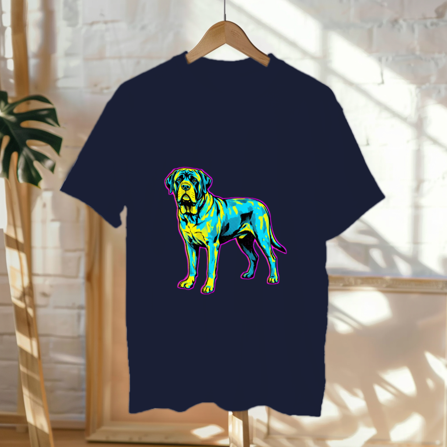 Spanish Mastiff Gift Tee | Comic Pop Art Portrait | Giant Breed Dog Gift | Noble Giants