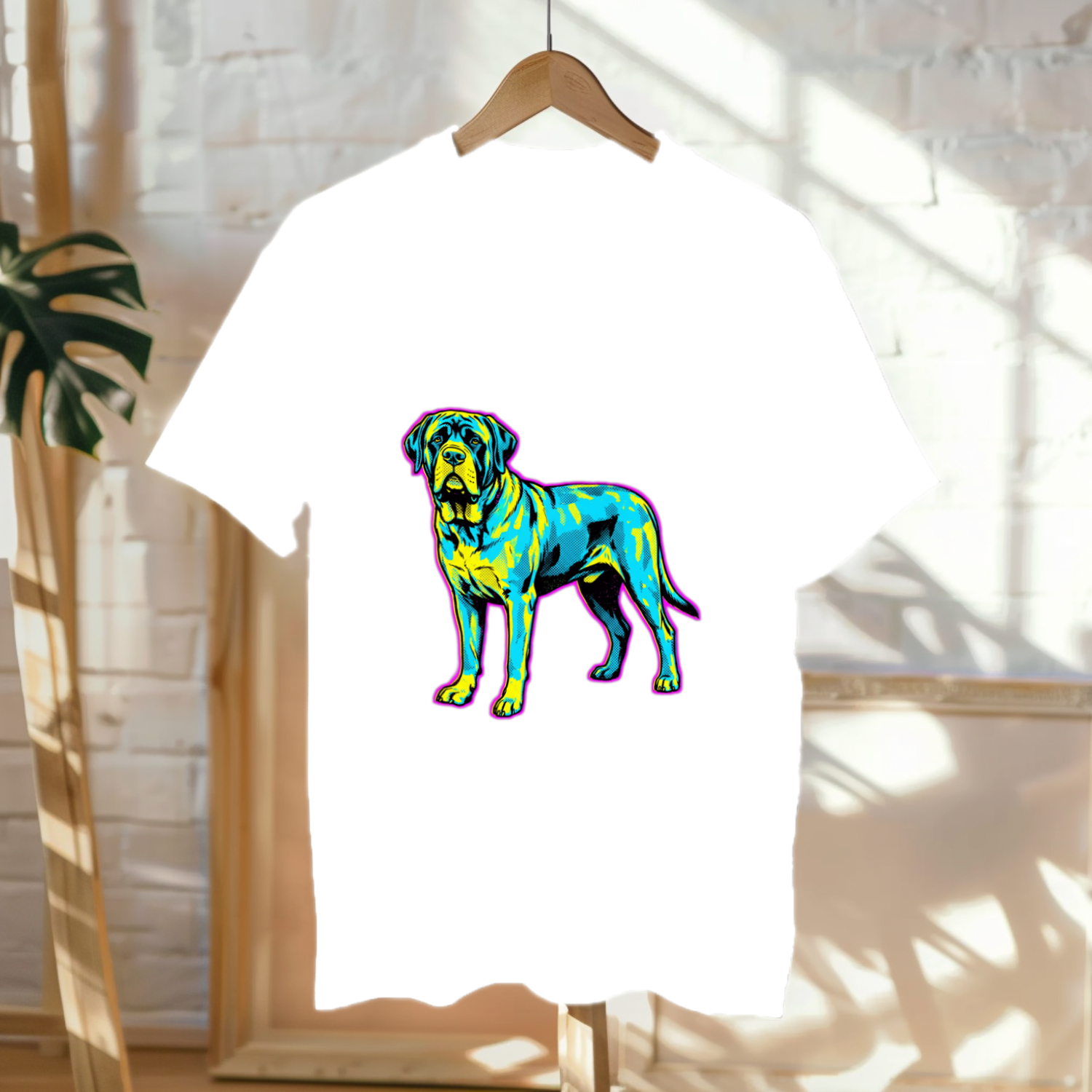 Spanish Mastiff Gift Tee | Comic Pop Art Portrait | Giant Breed Dog Gift | Noble Giants