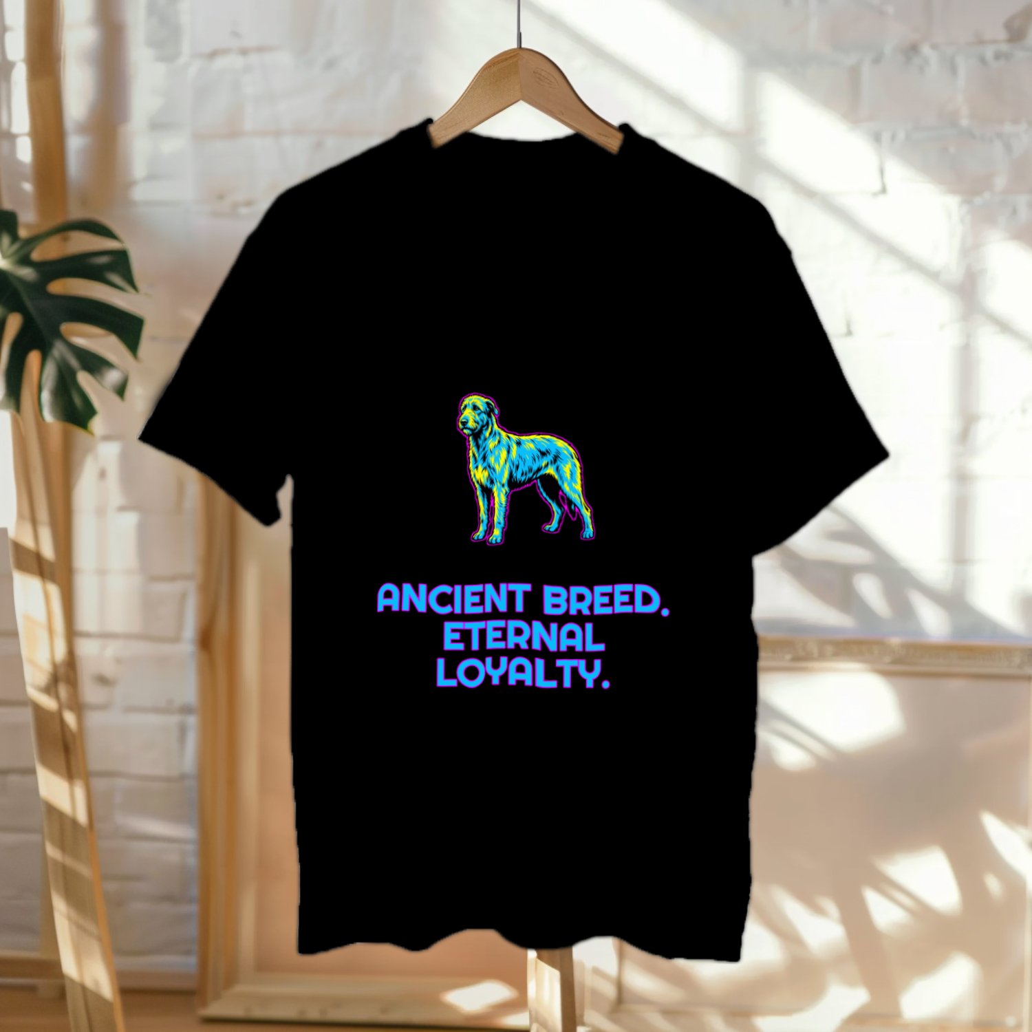 Irish Wolfhound Gift Shirt | Ancient Breed | Comic Pop Art | Noble Giants