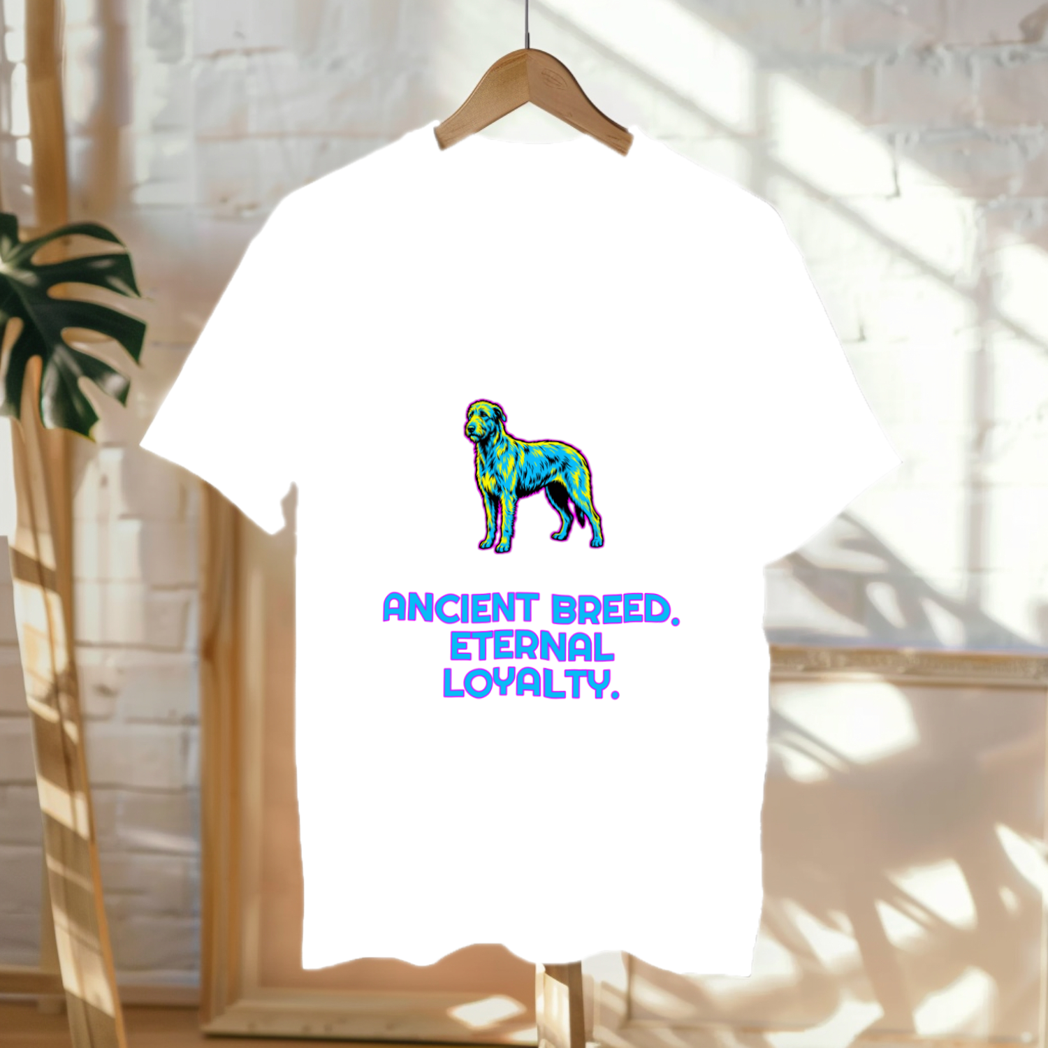 Irish Wolfhound Gift Shirt | Ancient Breed | Comic Pop Art | Noble Giants