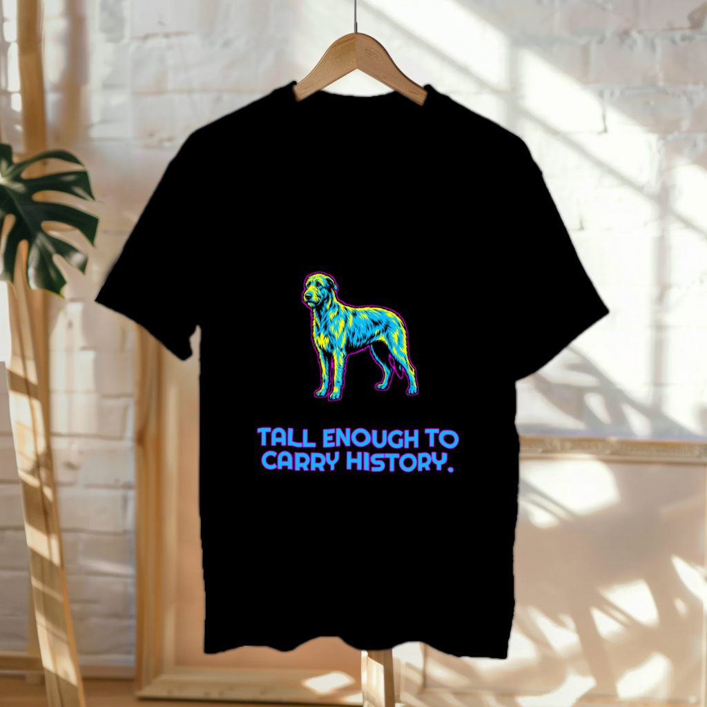 Irish Wolfhound Gift Shirt | Tall Enough | Comic Pop Art | Noble Giants